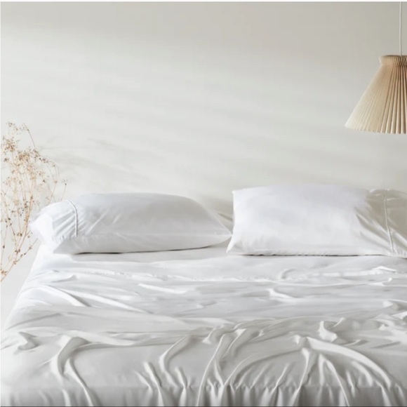 Ettitude Bedding Nwt Ettitude Bamboo Lyocell Sheet Set White King